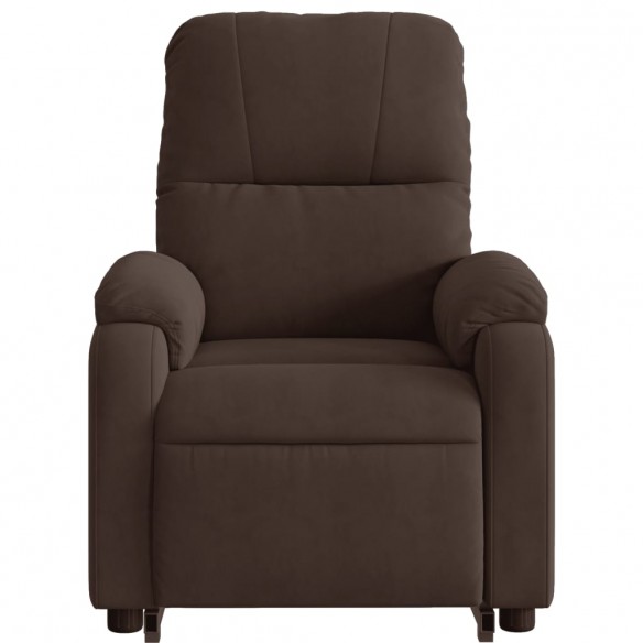 Fauteuil inclinable de massage électrique marron