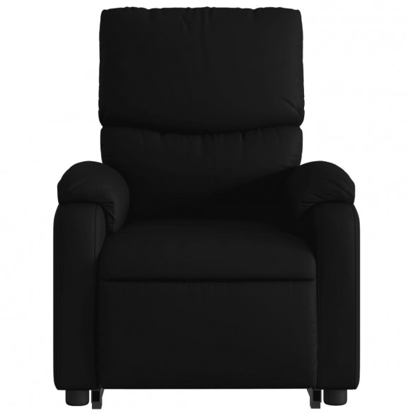 Fauteuil inclinable de massage Noir Similicuir