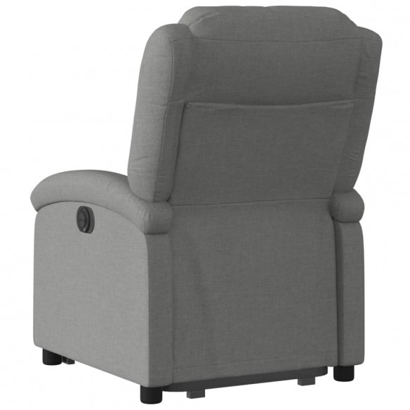 Fauteuil inclinable électrique gris foncé tissu