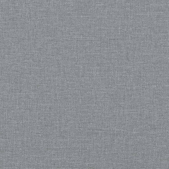 Ensemble de canapés 2 pcs coussins gris clair tissu
