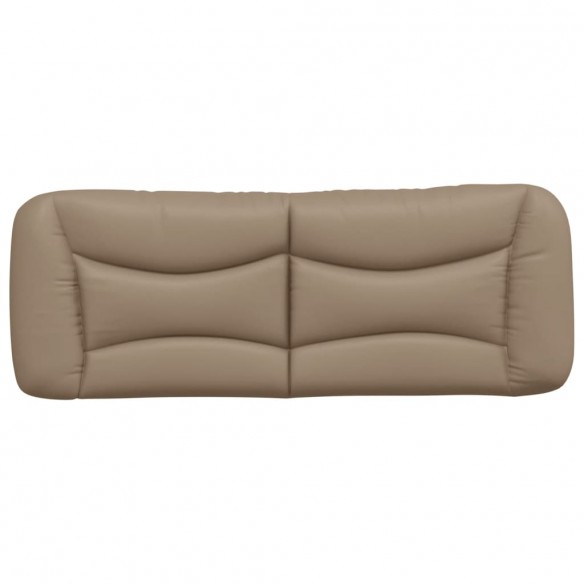 Coussin de tête de lit cappuccino 120 cm similicuir