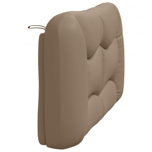 Coussin de tête de lit cappuccino 120 cm similicuir