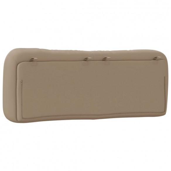 Coussin de tête de lit cappuccino 120 cm similicuir