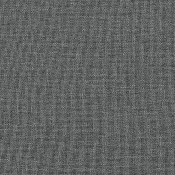 Canapé à 3 places Gris foncé 180 cm Tissu