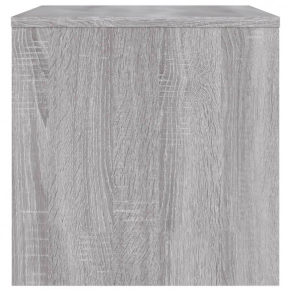 Meuble TV sonoma gris 80x40x40 cm bois d'ingénierie