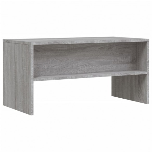 Meuble TV sonoma gris 80x40x40 cm bois d'ingénierie