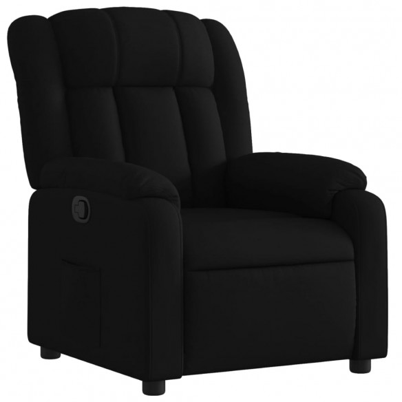 Fauteuil inclinable Noir Tissu