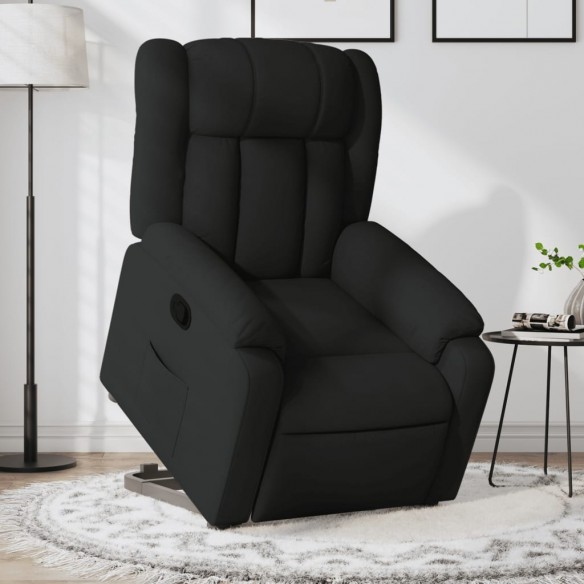 Fauteuil inclinable noir tissu