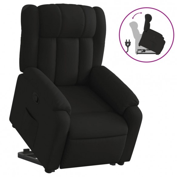 Fauteuil inclinable noir tissu