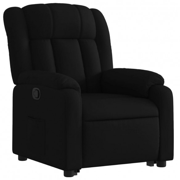 Fauteuil inclinable noir tissu