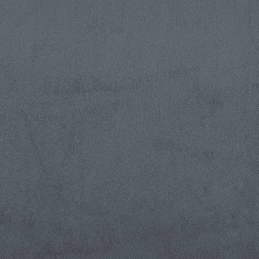 Ensemble de canapés 3 pcs avec coussins gris foncé velours