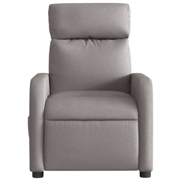 Fauteuil inclinable électrique Taupe Tissu