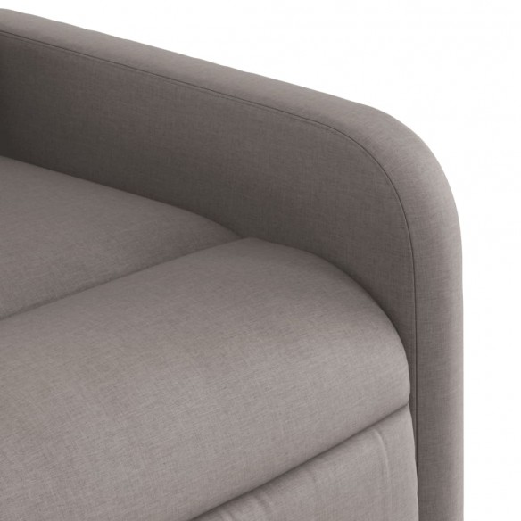 Fauteuil inclinable électrique Taupe Tissu