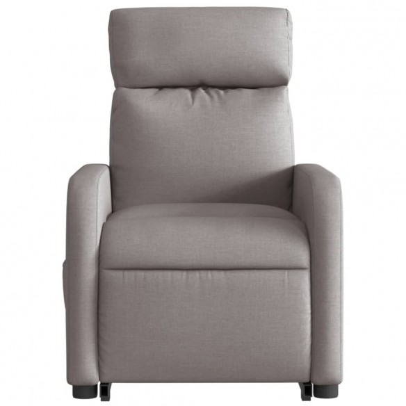 Fauteuil inclinable taupe tissu