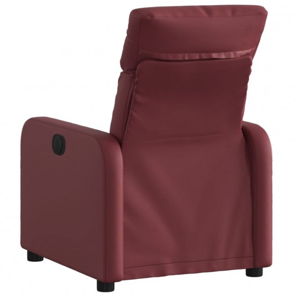 Fauteuil inclinable Rouge bordeaux Similicuir