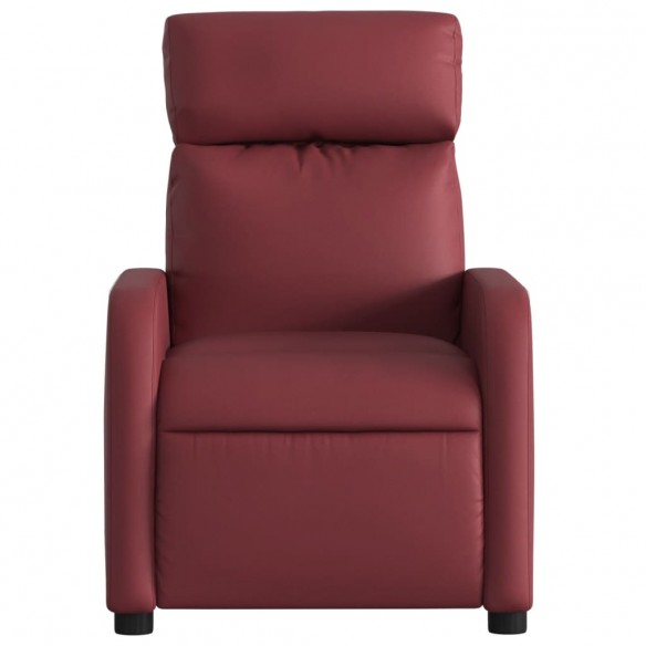 Fauteuil inclinable Rouge bordeaux Similicuir