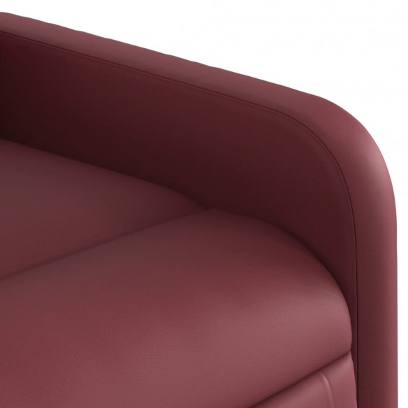 Fauteuil inclinable Rouge bordeaux Similicuir