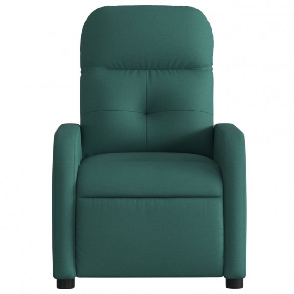 Fauteuil inclinable Vert foncé Tissu