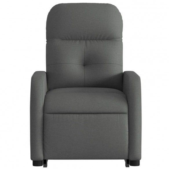 Fauteuil inclinable électrique gris foncé tissu