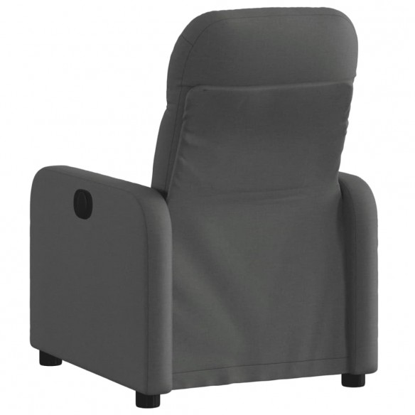 Fauteuil inclinable Gris foncé Tissu