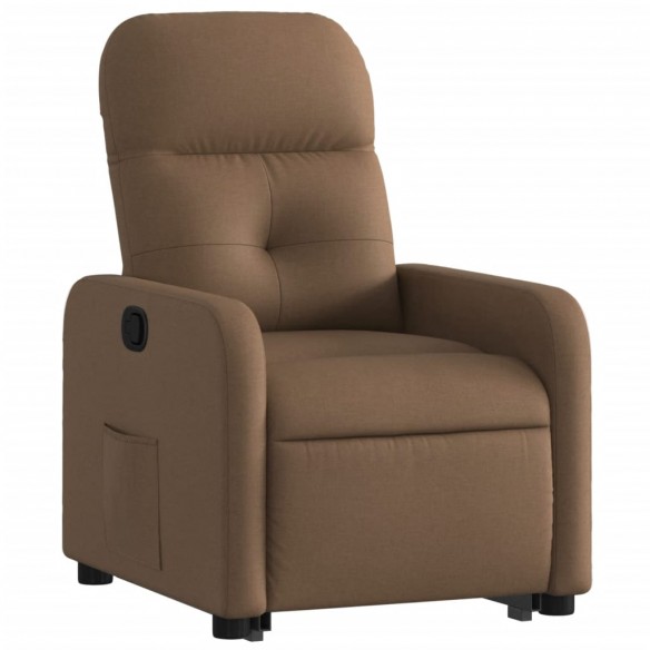 Fauteuil inclinable Marron Tissu