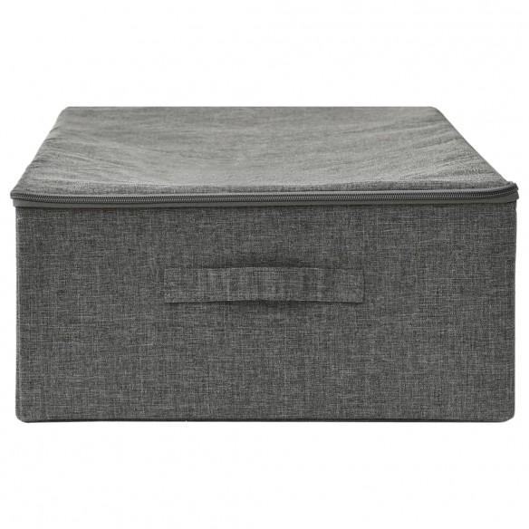 Boîte de rangement Tissu 70x40x18 cm Anthracite