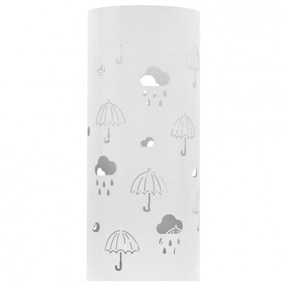 Porte-parapluie Design Parapluies Acier Blanc