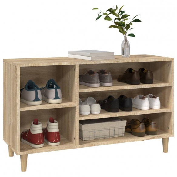 Armoire à chaussures Chêne sonoma 102x36x60cm Bois d'ingénierie