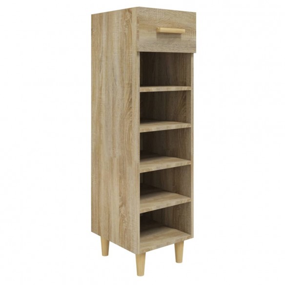 Armoire à chaussures Chêne Sonoma 30x35x105cm Bois d'ingénierie