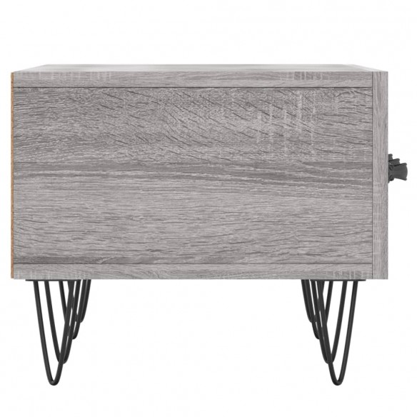 Meuble TV sonoma gris 150x36x30 cm bois d'ingénierie