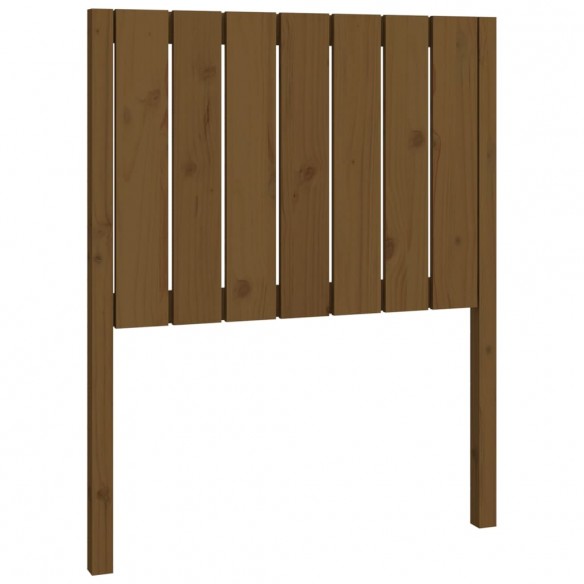 Tête de lit Marron miel 80,5x4x100 cm Bois massif de pin