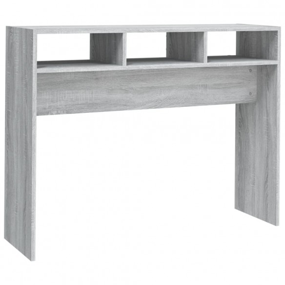 Table console Sonoma gris 105x30x80 cm Bois d'ingénierie