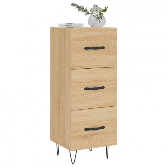 Buffet Chêne sonoma 34,5x34x90 cm Bois d'ingénierie