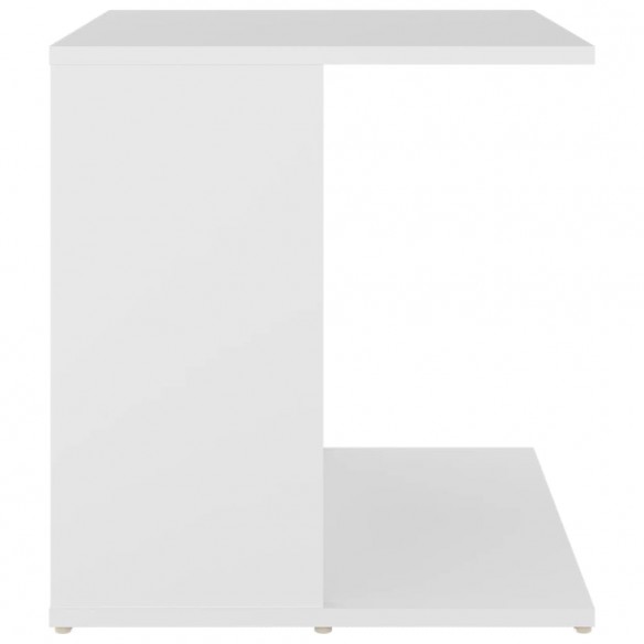 Table d'appoint Blanc 45x45x48 cm Aggloméré