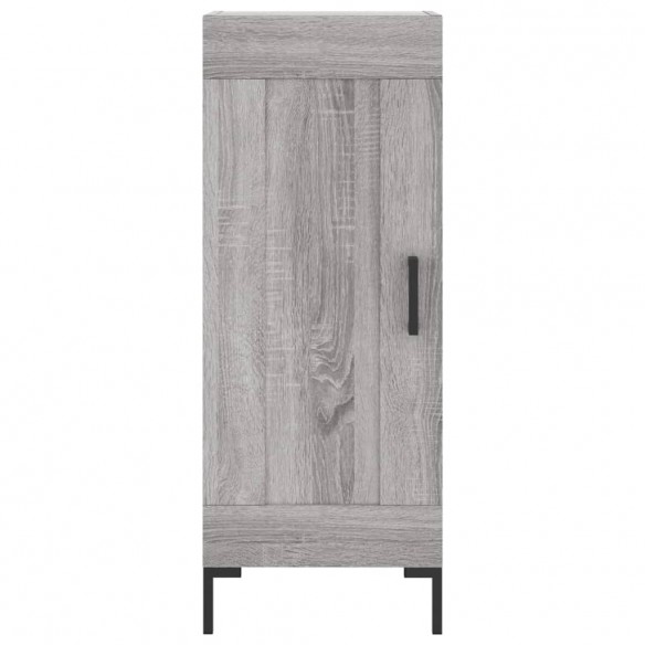 Buffet Sonoma gris 34,5x34x90 cm Bois d'ingénierie