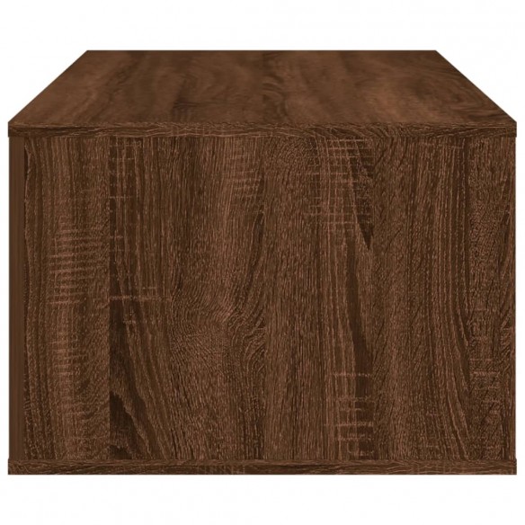 Table basse Chêne marron 100x50,5x35 cm Bois d'ingénierie