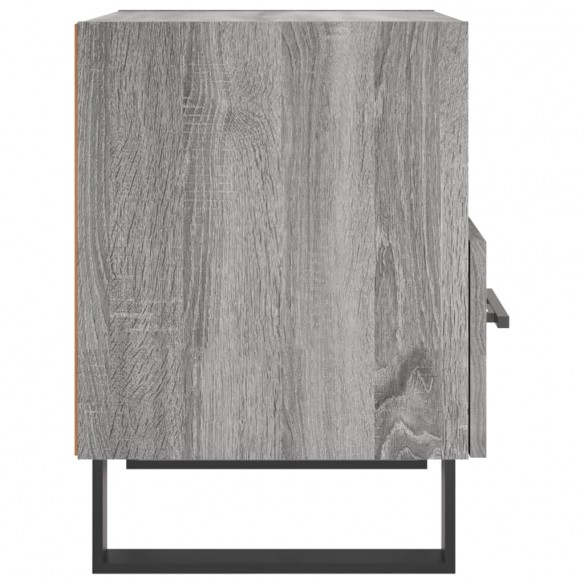 Table de chevet sonoma gris 40x35x47,5 cm bois d’ingénierie