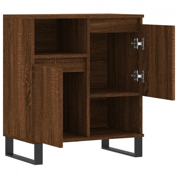 Buffet Chêne marron 60x35x70 cm Bois d'ingénierie