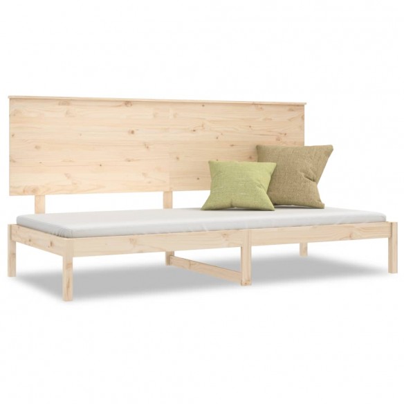 Lit de jour 90x200 cm Bois de pin massif