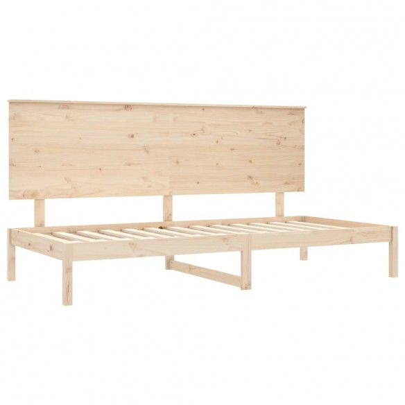 Lit de jour 90x200 cm Bois de pin massif