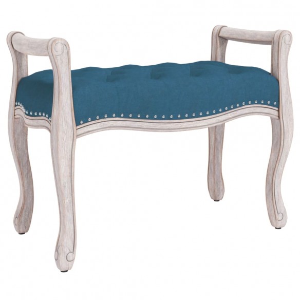 Banc Bleu 80x45x60 cm Velours