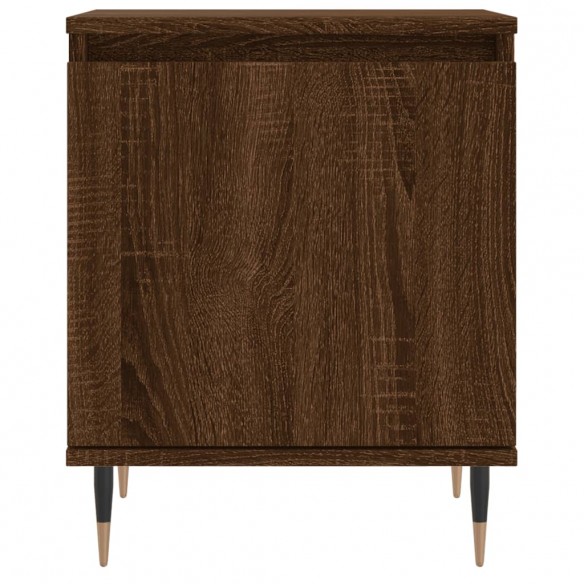 Tables de chevet 2pcs chêne marron 40x30x50cm bois d'ingénierie