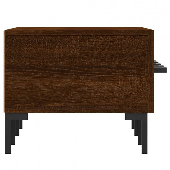 Meuble TV chêne marron 150x36x30 cm bois d'ingénierie