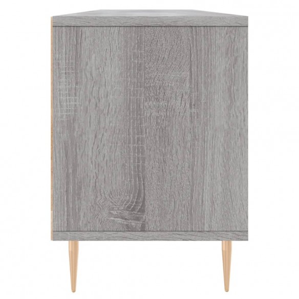 Meuble TV sonoma gris 150x30x44,5 cm bois d'ingénierie