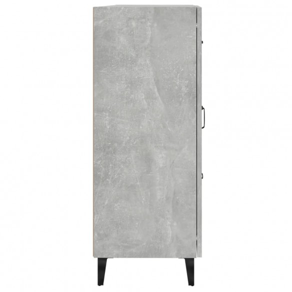 Buffet Gris béton 69,5x34x90 cm Bois d'ingénierie