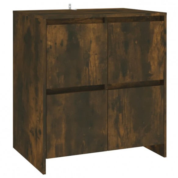 Buffet Chêne fumé 70x41x75 cm Bois d'ingénierie