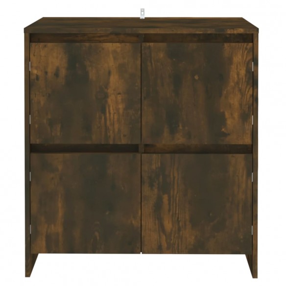 Buffet Chêne fumé 70x41x75 cm Bois d'ingénierie