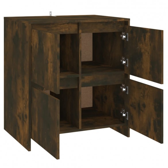 Buffet Chêne fumé 70x41x75 cm Bois d'ingénierie