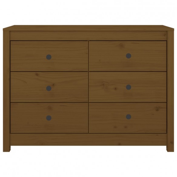 Armoire latérale Marron Miel 100x40x72 cm Bois de pin massif