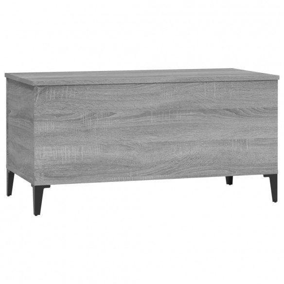 Table basse Sonoma gris 90x44,5x45 cm Bois d'ingénierie